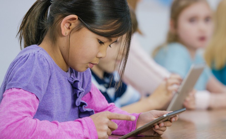 Classroom devices can be protected with the Bretford Caddy