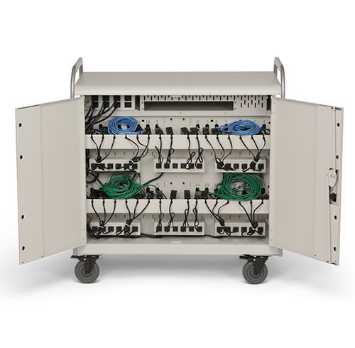 Bretford-Link-Cart-32-Concrete-Rear