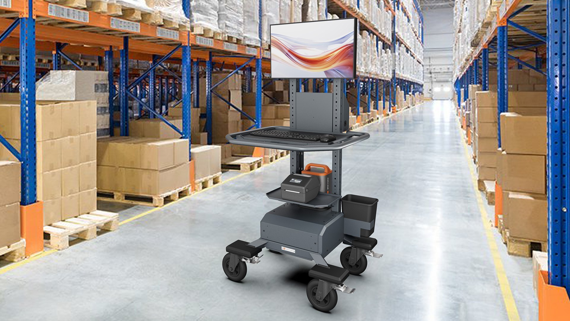 Bretford-MobilePro-in-Warehouse