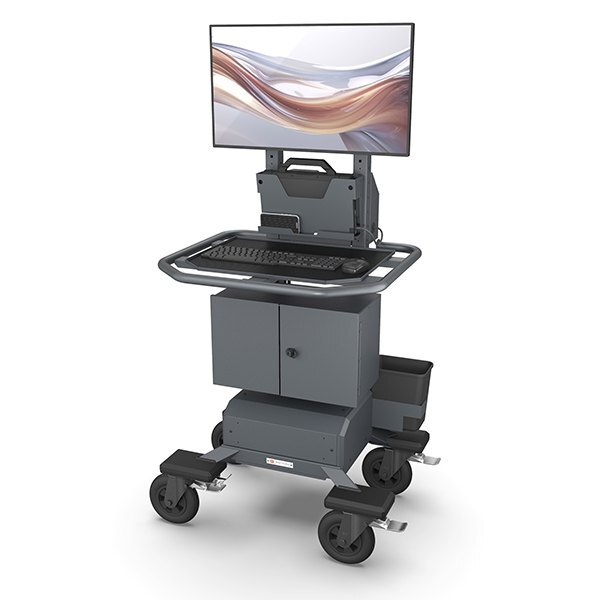 MobilePro™ Mobile Computer Cart with Battery - Bretford