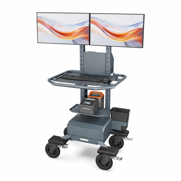 MobilePro™ Mobile Computer Cart with Battery - Bretford