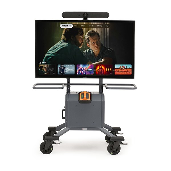 bretford cordless Explorer display cart 65in display with rally bar