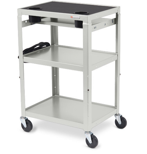 Bretford Mobile Instructor Cart (MIC) in concrete color