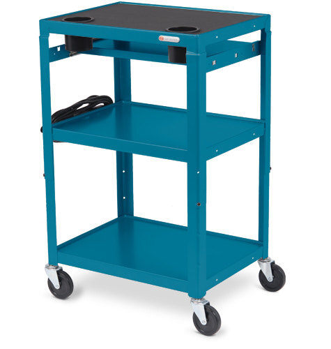 Bretford Mobile Instructor Cart (MIC) in pacific blue color