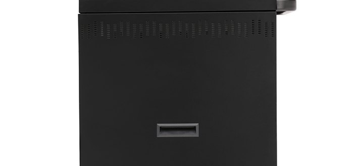 core x pre wired cart adapter storage black pumice